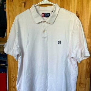 ✨ vintage ✨ CHAPS white polo (XL)